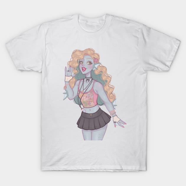 Lagoona Blue from Monster High T-Shirt by Anemonaii